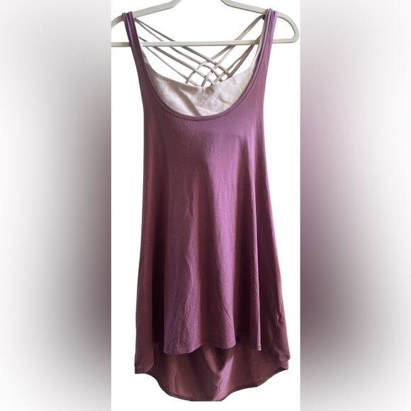Llululemon  Tied in Energy 2-in-1 Tank
activewear criss cross tank top Sz 8 - Picture 5 of 12
